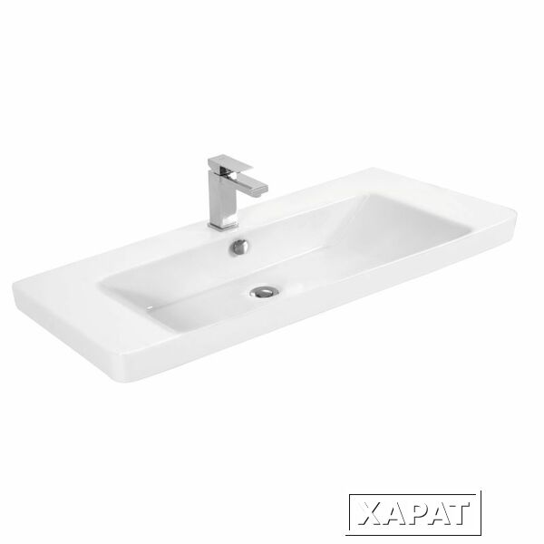 Фото Раковина керамическая BelBagno LUXURY 11105-KL, 105.7х46х16 см