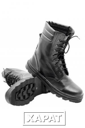 Фото Ботинки с мехом, «СОТ-4» цвет – черный