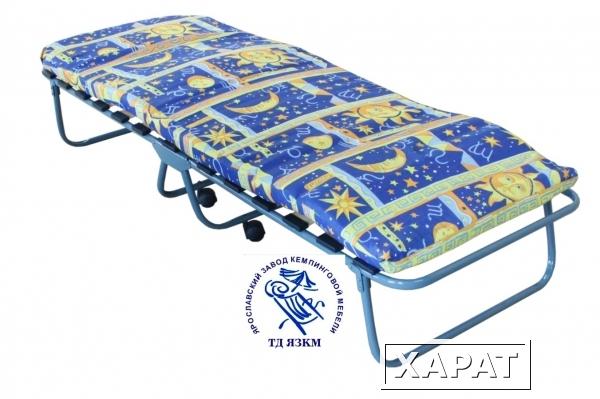 Фото Ортопедическая раскладная кровать с поролоновым матрасом «КТР1ЛП»