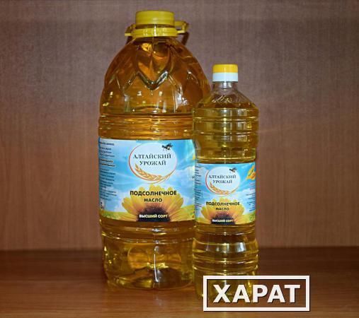 Фото Подсолнечное масло оптом, доставка по России, самовывоз