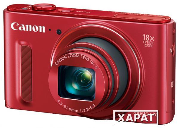Фото Canon Фотоаппарат Canon PowerShot SX610 HS Red