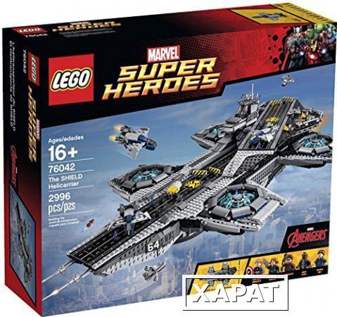 Фото Lego Дания Конструктор Lego Super Heroes 76042 The Shield Helicarrier (Лего 76042 Вертолет-перевозчик)