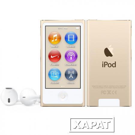 Фото Apple Плеер Apple iPod nano 7 16Gb Gold (MKMX2)