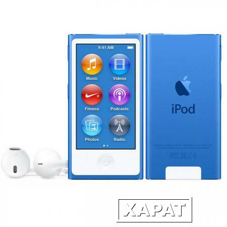 Фото Apple Плеер Apple iPod nano 7 16Gb Blue (MKN02)