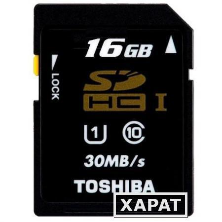 Фото Toshiba Карта памяти Toshiba SDHC 16Gb PFS016U