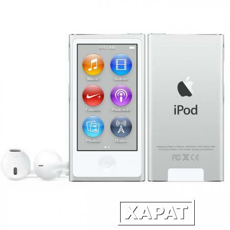 Фото Apple Плеер Apple iPod nano 7 16Gb Silver (MKN22)