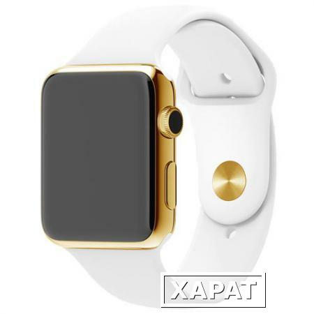 Фото Apple Умные часы Apple Watch White Sport 42mm 24-Karat Gold Limited Edition