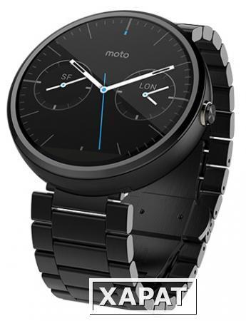 Фото Motorola Умные часы Motorola Moto 360 (steel) Black