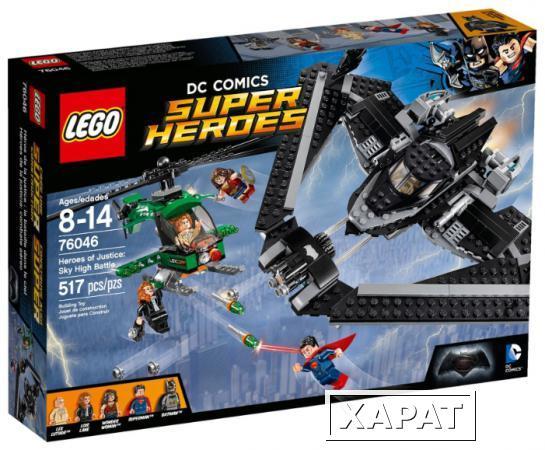 Фото Lego Дания Конструктор Lego Super Heroes 76046 Heroes of Justice: Sky High Battle (Лего 76046 Герои правосудия: битва в небе)
