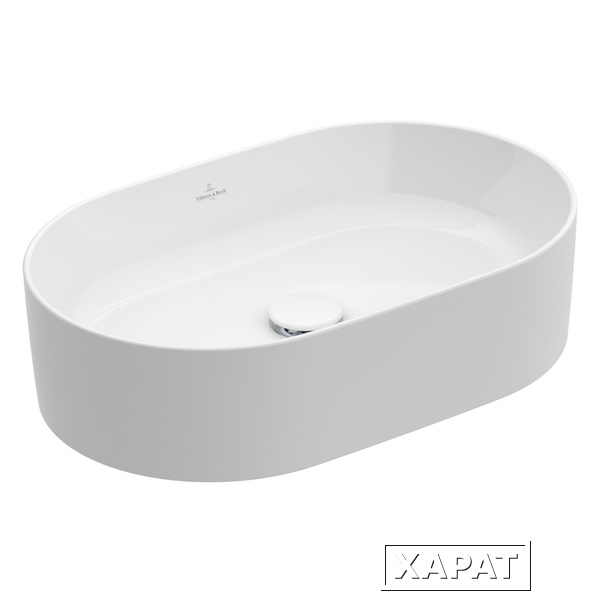 Фото Villeroy Boch Collaro 4A1956R1 Раковина накладная для ванной комнаты 560x360 мм ceramicplus (альпийс