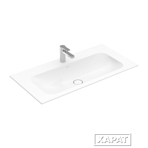 Фото Villeroy Boch Finion 4164A2R1 Раковина для установки на тумбу 100х50 см (alpin white ceramicplus)