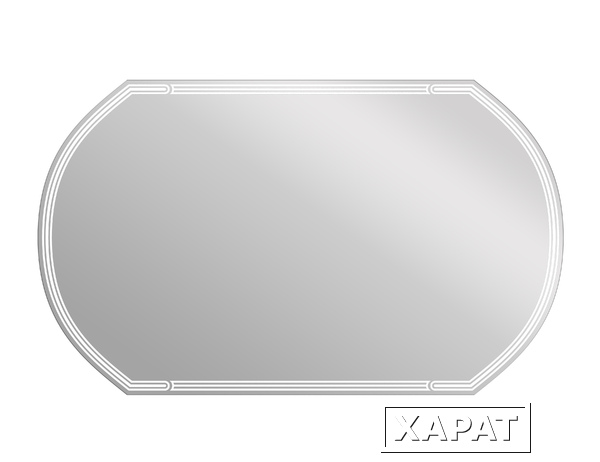 Фото Cersanit KN-LU-LED090*100-d-Os Зеркало LED 090 design 100x60 с подсветкой с антизапотеванием овально