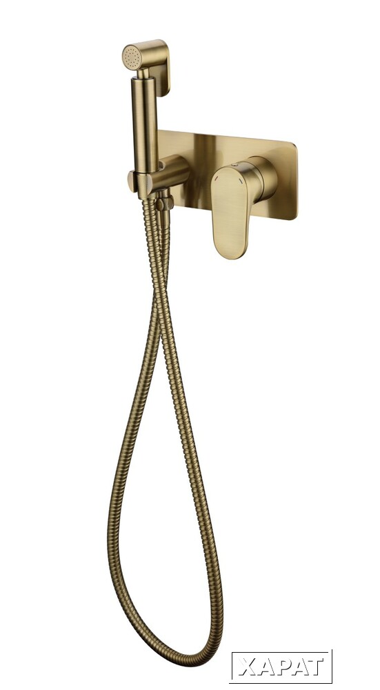 Фото Boheme 457-BR Гигиенический душ со смесителем SPECTRE Bronze