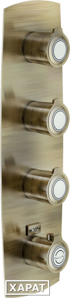 Фото Nobili Sofi SI98104BR Термостатический смеситель для ванны 4 выхода (внешняя часть), бронза