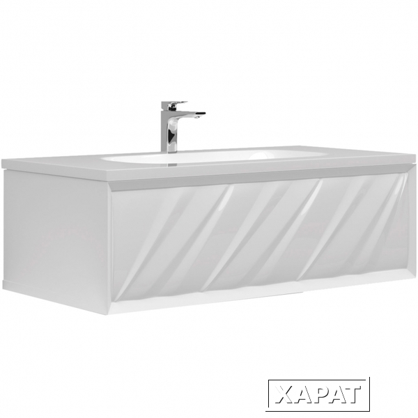 Фото Marka One У73575 Тумба Glace 100П 1 в.я. White (верх)