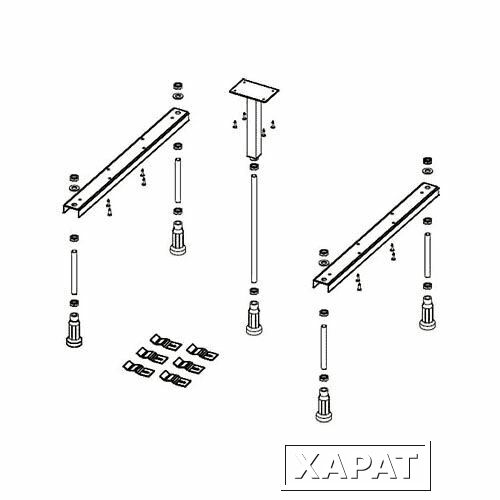 Фото Ножки для душевого поддона Riho Basel 404, 414, 430 - 8 опор POOTSET63