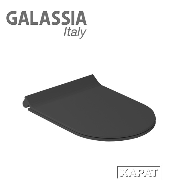 Фото Крышка сиденье для унитаза Galassia Dream (7314NEMT), цвет черный, матовый