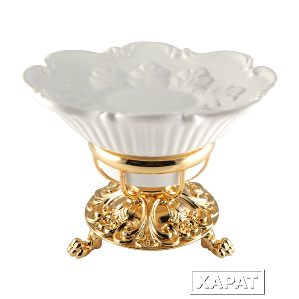 Фото Migliore Elisabetta 17055 Mыльница настольная, керамика золото