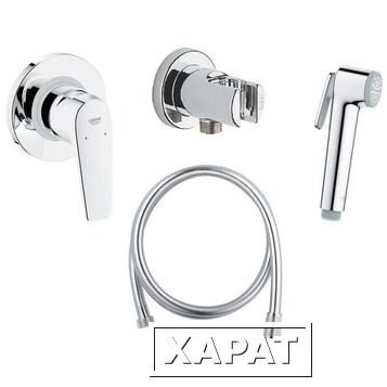 Фото Grohe BauFlow 124900 Душ гигиенический, 1 вид струи, комплект