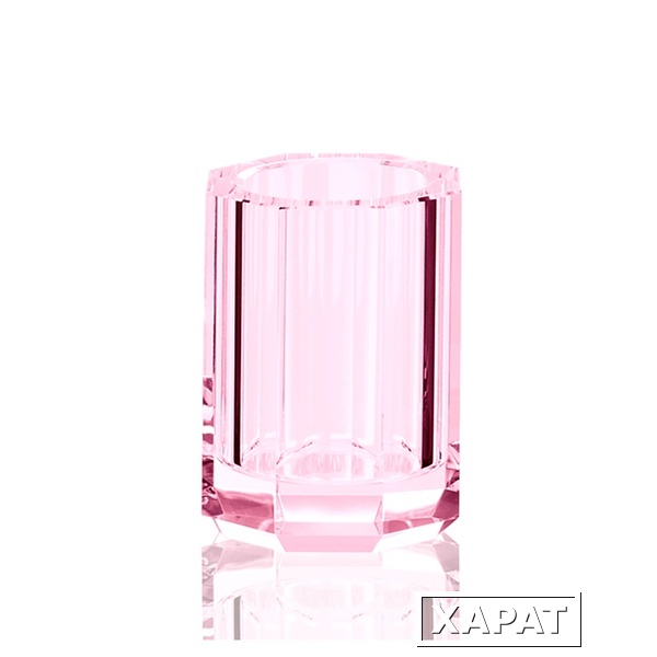 Фото Стакан для зубных щёток Decor Walther Kristall (0923961), розовый