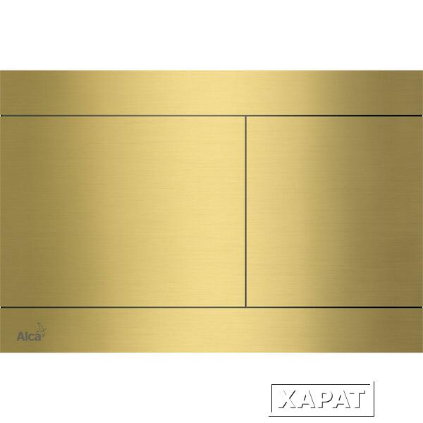 Фото Alcaplast Кнопка управления для скрытых систем инсталляции, латунь, FUN-BRASS