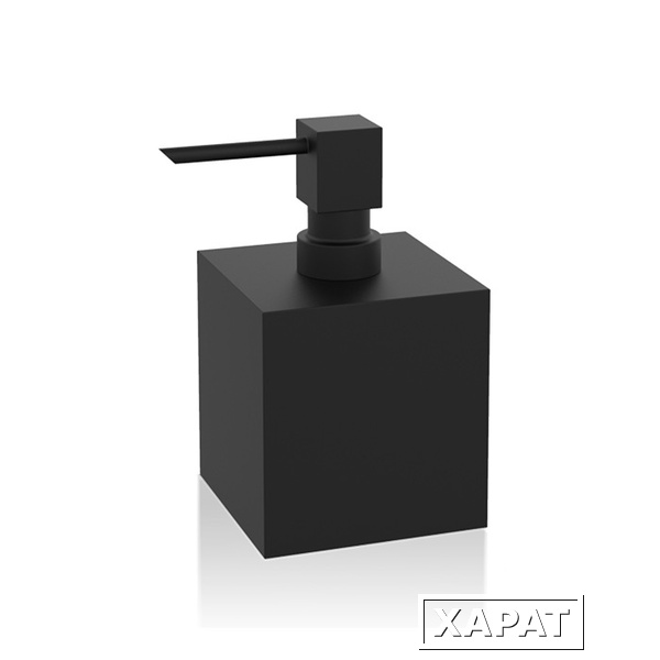 Фото Дозатор для жидкого мыла Decor Walther Cube (0825060), черный матовый