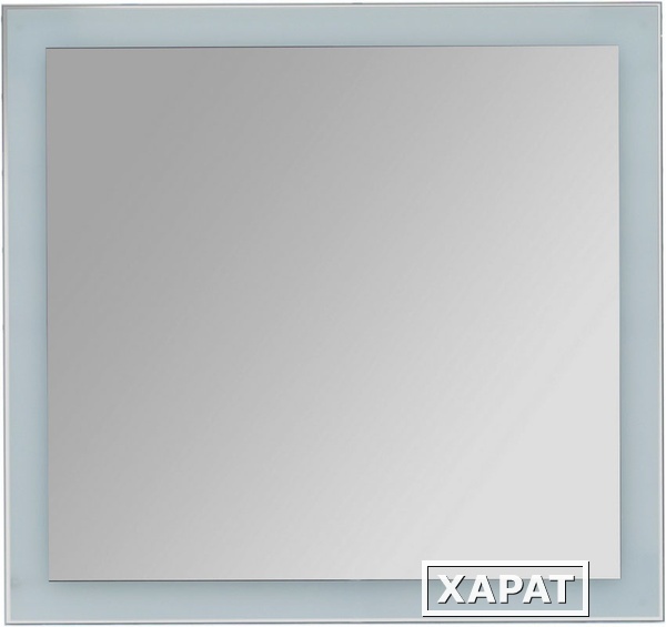 Фото Зеркало Dreja Kvadro 77.9012W, инфракрасный выключатель, LED-подсветка, 80x85 см