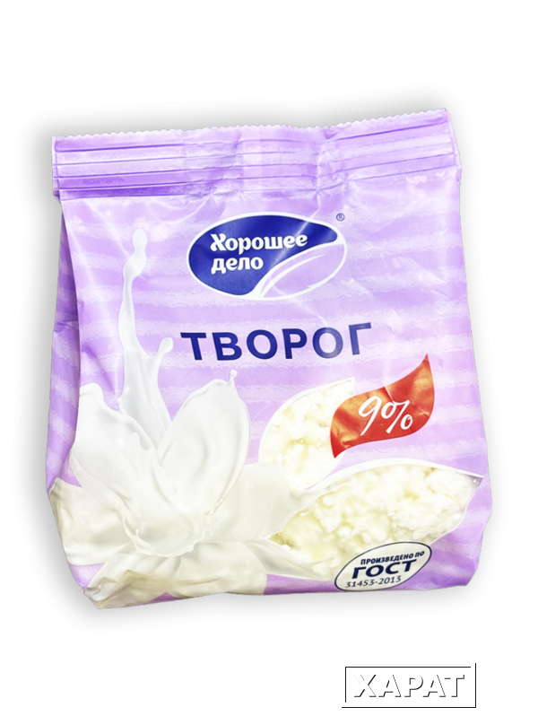 Фото Творог Хорошее дело 9% 300г пакет