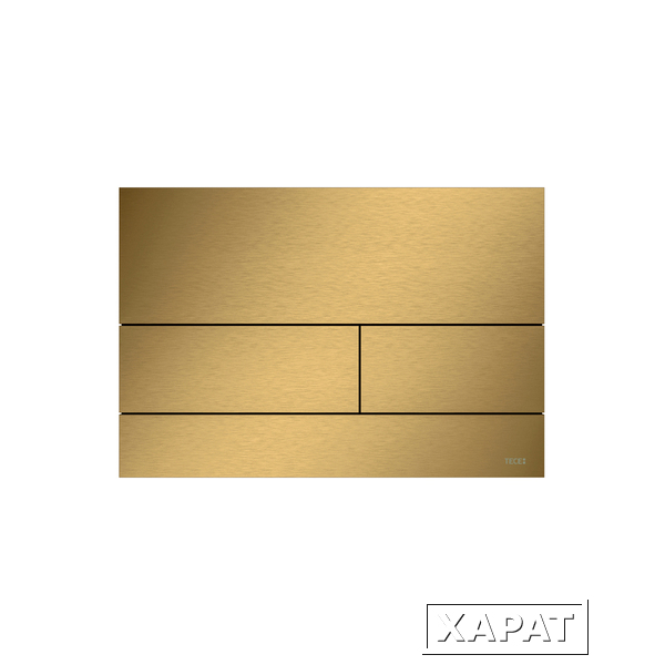 Фото Клавиша смыва Tece Square II 9240847 для унитаза PVD Brushed Gold Optic