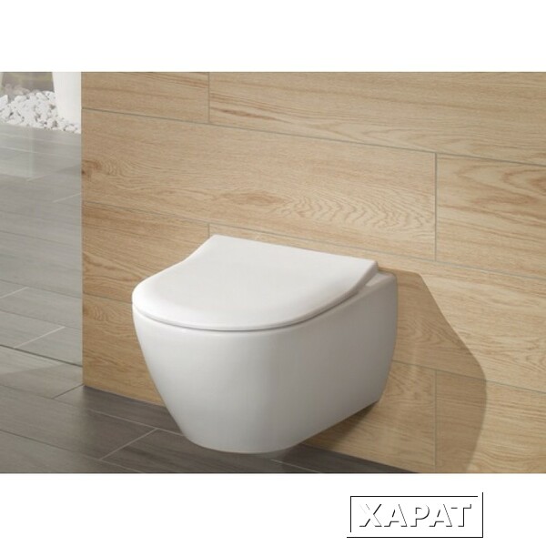 Фото Унитаз с сиденьем Villeroy & Boch Subway 2.0 (SET-Subway 2.0-CP) альпийский белый