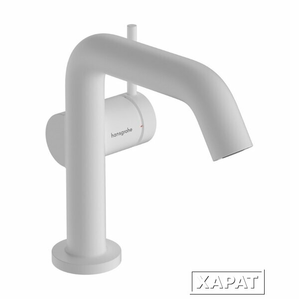 Фото Смеситель для раковины Hansgrohe Tecturis S (73320700) с донным клапаном, белый матовый