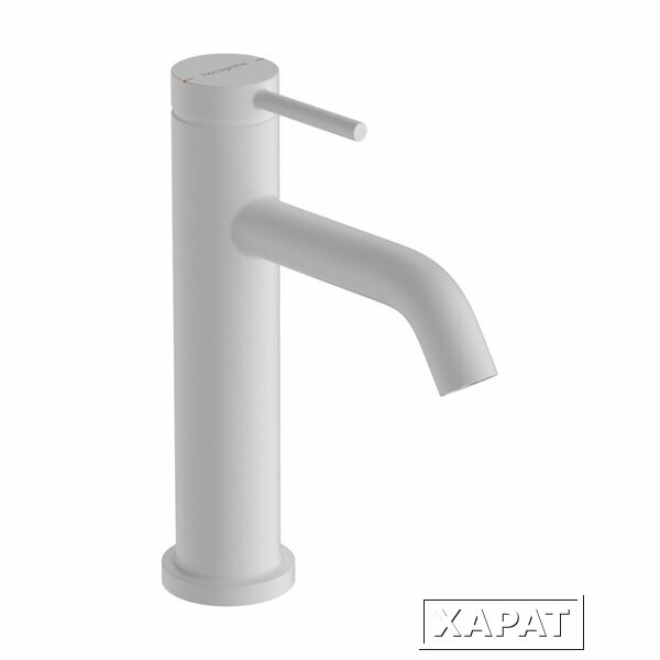 Фото Смеситель для раковины Hansgrohe Tecturis S (73310700) с донным клапаном, белый матовый