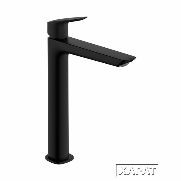 Фото Смеситель для раковины Hansgrohe Logis Fine 240 (71258670) черный матовый