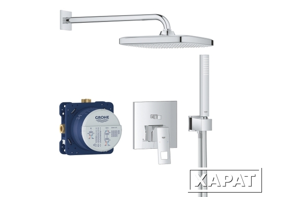 Фото Душевой комплект для ванной GROHE Eurocube (25239000) хром