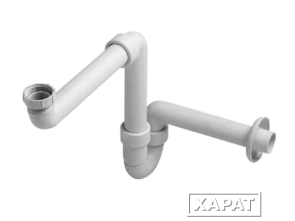 Фото Сифон для раковины Duravit 0050130000, белый