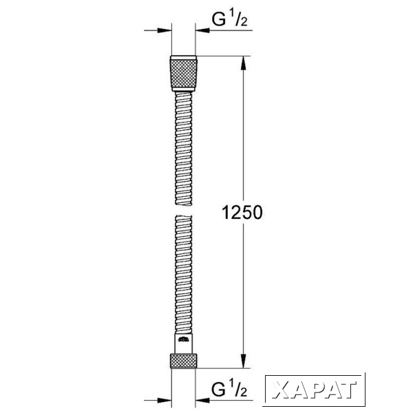 Фото Душевой шланг Grohe Relexaflex Metal Long-Life (28142002) хром