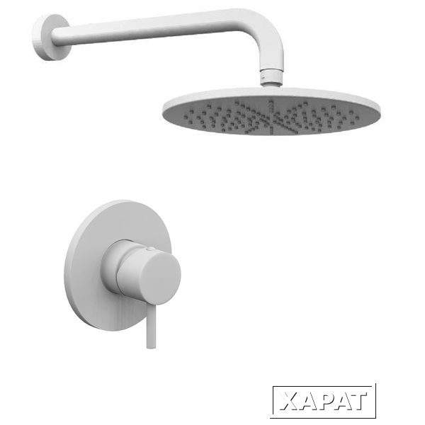 Фото Комплект для душа Paffoni LIGHT (KITLIG011BO) белый матовый