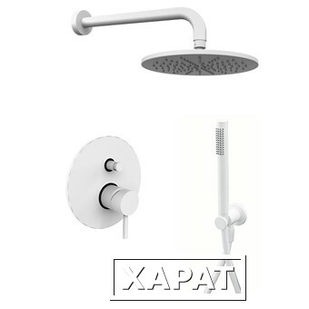 Фото Комплект для душа Paffoni LIGHT (KITLIG015BO) белый матовый