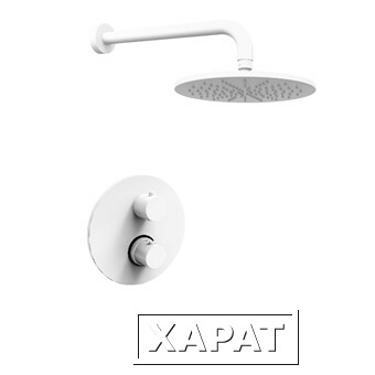 Фото Комплект для душа Paffoni LIGHT (KITLIQ013BO) белый матовый