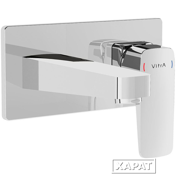 Фото Смеситель для раковины Vitra Root Square (A42738EXP) хром