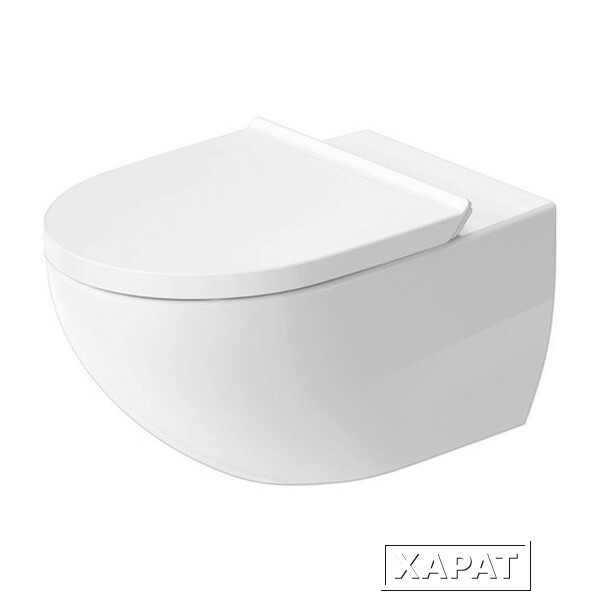 Фото Унитаз подвесной Duravit Architec (45726900A1) безободковый, с сиденьем Soft Close