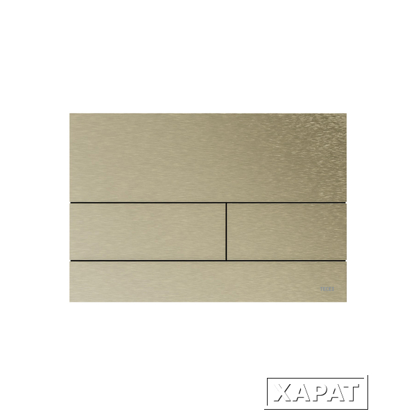 Фото Клавиша смыва Tece Square II (9240843) для унитаза Brushed Nickel