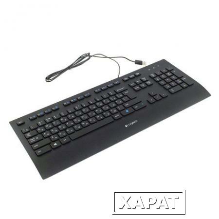 Фото Клавиатура проводная LOGITECH K280e, USB, 104 клавиши, черная