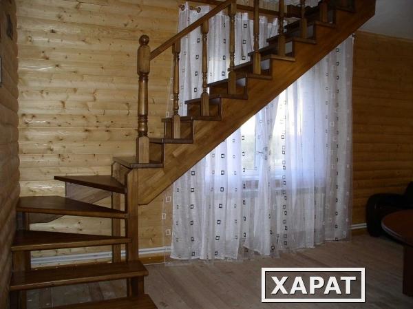 Фото Лестницы из дерева на заказ в Калуге. ИП Кениг А.В.