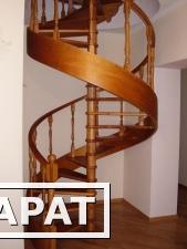 Фото Винтовые деревянные лестницы для дома, коттеджа, дачи