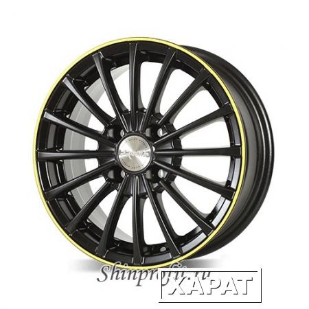 Фото Proma RS2 6.5x15/4x100 D54.1 ET48 Черный+Желтый