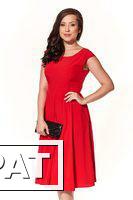 Фото Платье 100-030.4. Красный 50 размер