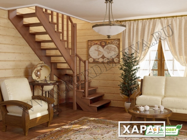 Фото Деревянные лестницы – готовые и на заказ! Заводское качество и низкие цены!
