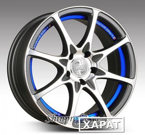 Фото Racing Wheels H-480 6.5x15/4x98 D58.6 ET38 DDN-IBL F/P