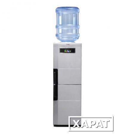 Фото Кулер для воды AEL LC-AEL-188bd, напольный, нагрев/охлаждение, холодильный шкаф 12 л, 2 крана, серебристый